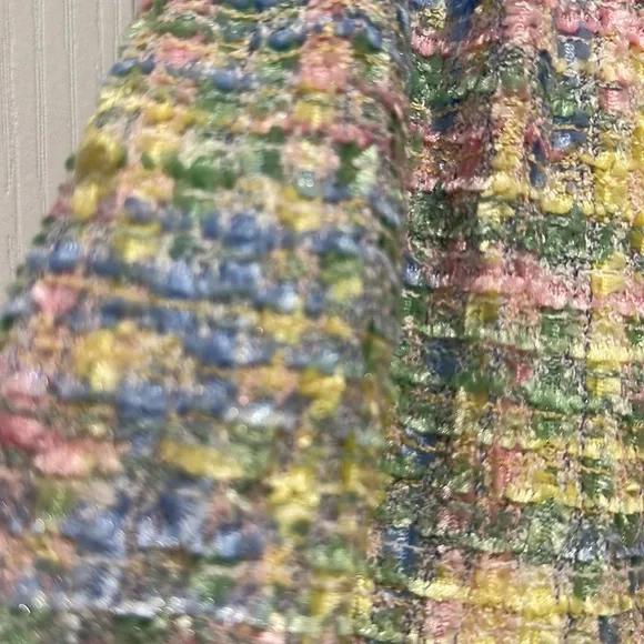 Escada Vintage Tweed Pastel Blazer and Skirt 2 Piece Suit Set - Picture 10 of 16